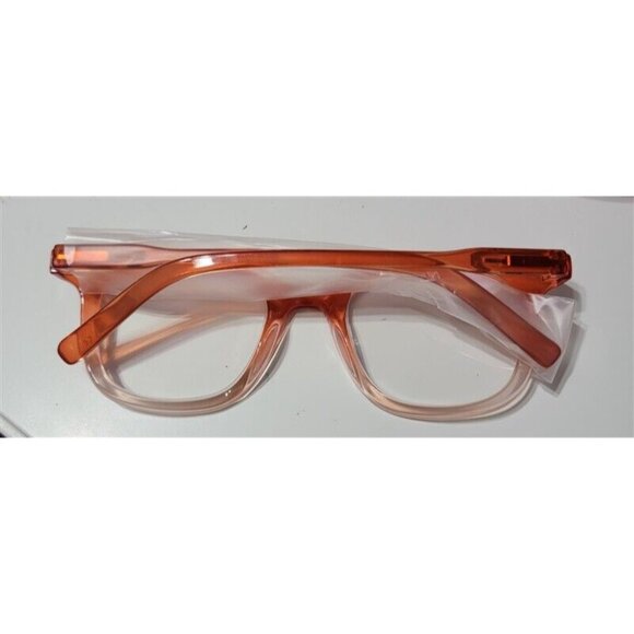 EyeKepper Orange & Clear 1.25 Thick Frame Anti Blue Light Reading Glasses 113458 - Picture 3 of 3